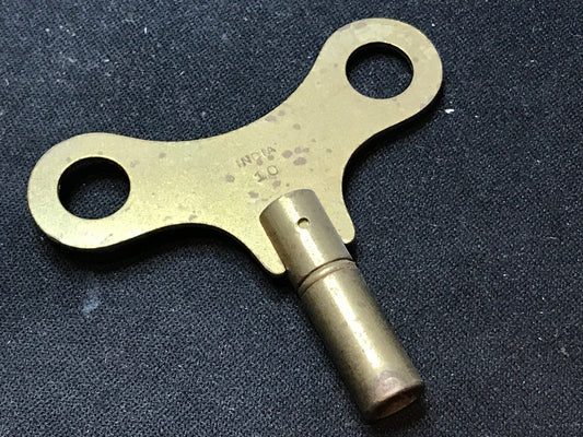 Brass Single End Clock Key #10 (4.75mm)