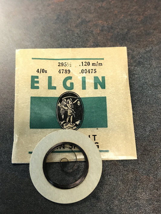 Elgin Factory Mainspring for 4/0s No. 4789 - Steel