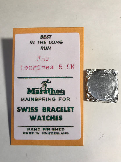 Marathon Mainspring for Longines 5LN - Steel