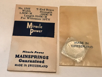 Miracle Power Mainspring for Wittnauer caliber 10TN - Steel