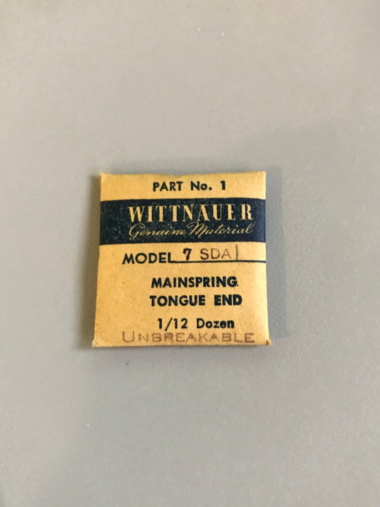 Wittnauer Factory Mainspring for caliber 7SDA - Alloy