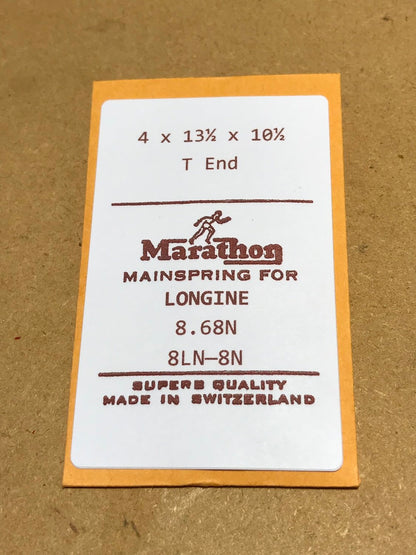 Marathon Mainspring for Longines 8.68N, 8LN, 8N - Steel
