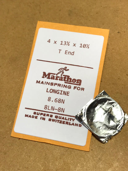 Marathon Mainspring for Longines 8.68N, 8LN, 8N - Steel