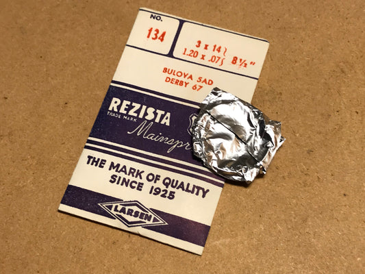 Rezista Mainspring No. 134 for Bulova 5AD and Derby 67 - Steel