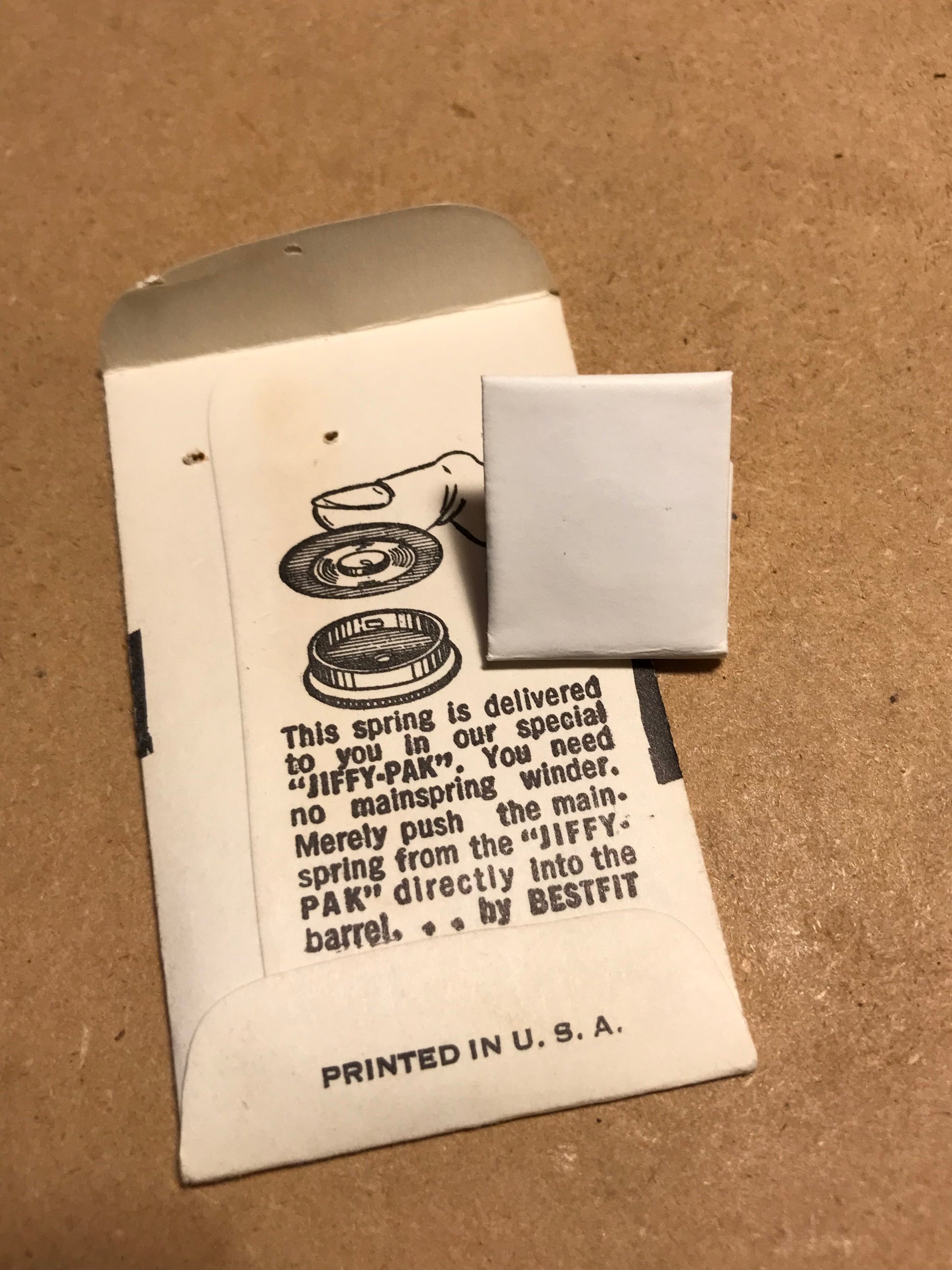 BESTFIT Mainspring 712K for AS 1045 & 1103 & Buser 130 - Alloy