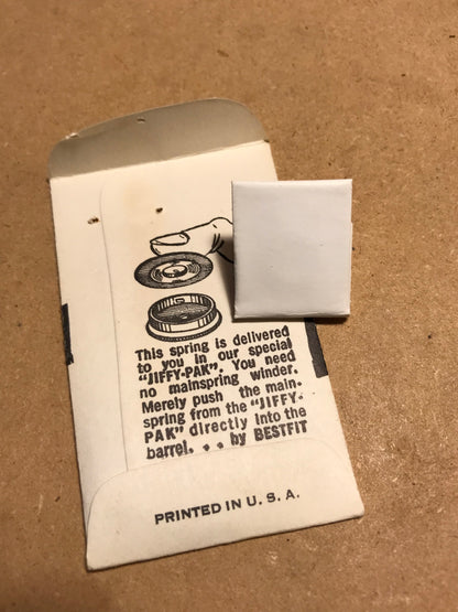 BESTFIT Mainspring 712K for AS 1045 & 1103 & Buser 130 - Alloy