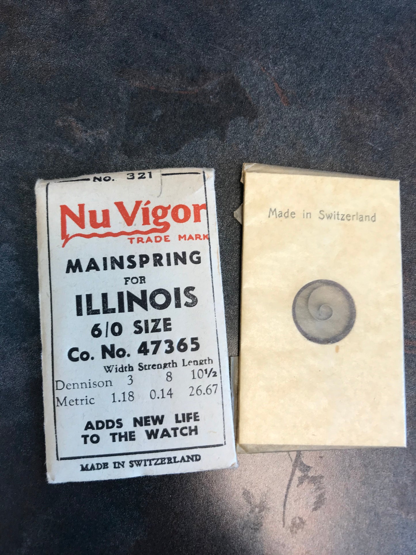 NuVigor Mainspring #321 for Illinois 6/0s No. 47365 - Steel
