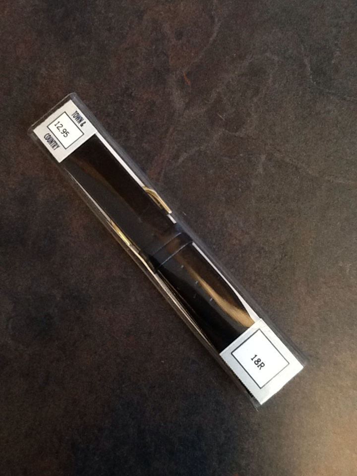 Town & Country 18mm Black Calfskin Leather Wrist Watch Strap - New in Packaging