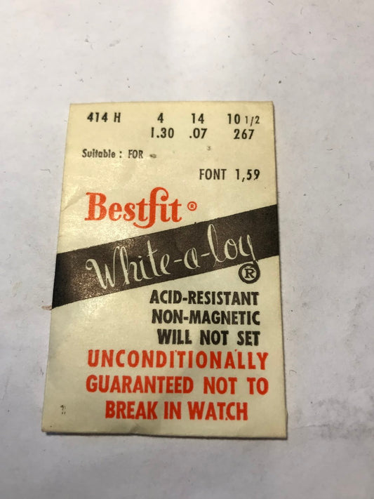 BESTFIT Mainspring 414H for Font 1 & 59 and perhaps many others - Alloy