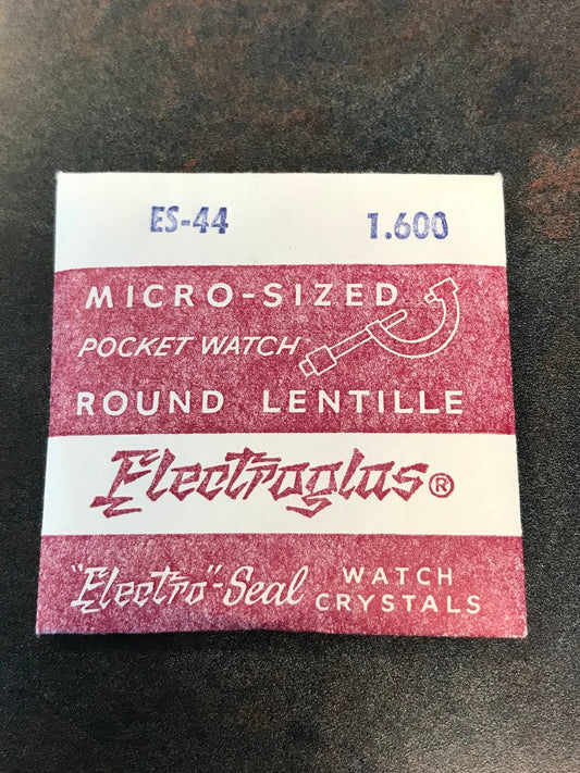 Electro-Seal ES-44 Pocket Watch Crystal 40.6mm (1.600") - New