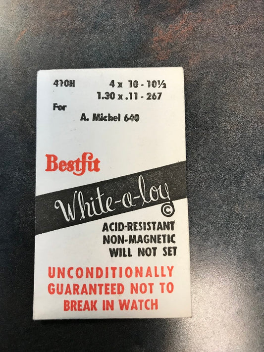BESTFIT Mainspring 410H for A. Michel caliber 640 - Alloy