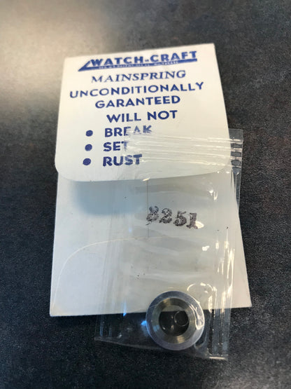 WATCH-CRAFT Mainspring 3251W for FEF caliber 190, 210 & 222 + FF 100 & 152 - Alloy