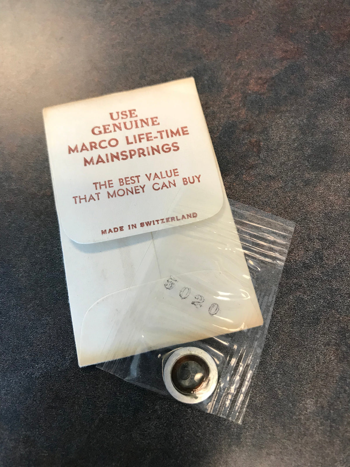 Marco Mainspring No. 5020 for Wittnauer Caliber 11AR & 11ARK - Steel