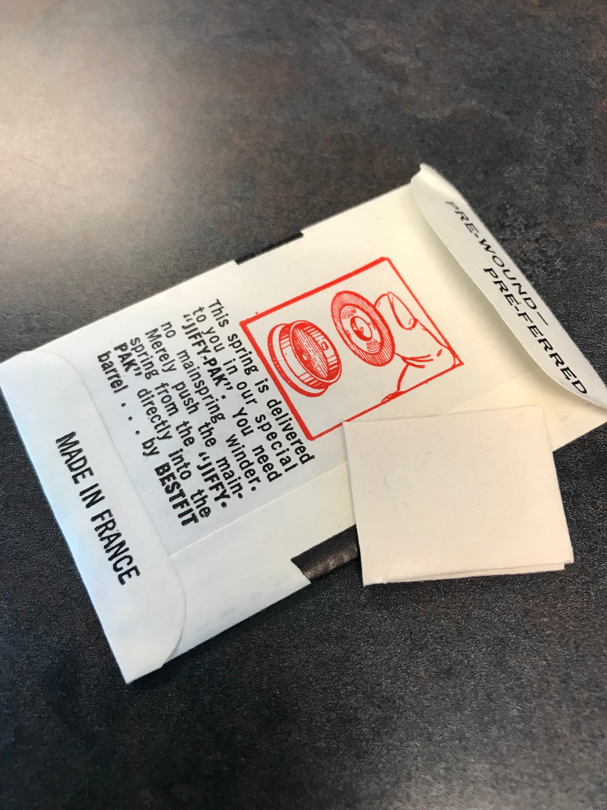 BESTFIT Mainspring 24V for Gruen caliber 380, 381, 385, 386 Pocket Watch - Alloy